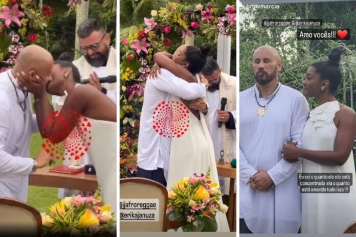 Erika Januza noivado