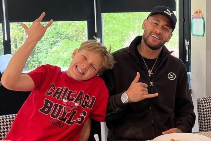 Neymar e Davi Lucca